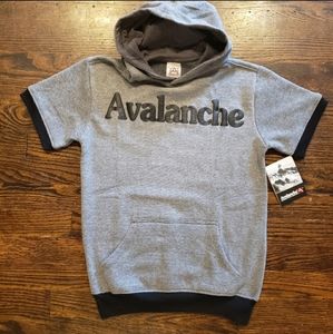 Boys Avalanche short sleeve hoodie